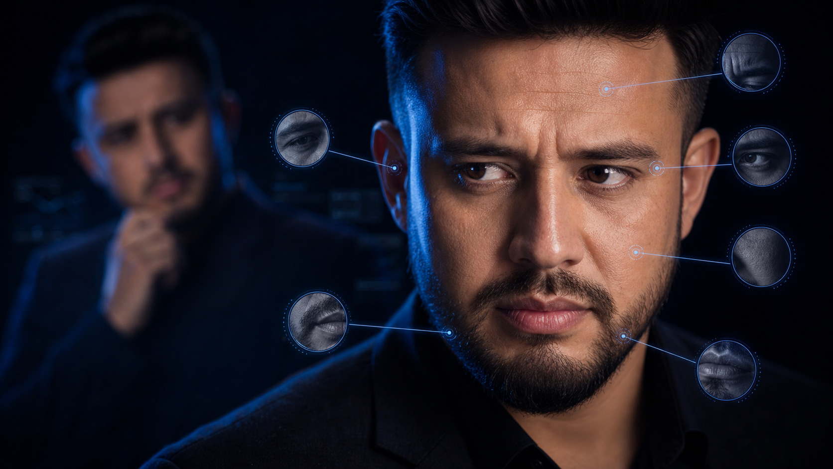 Portada editorial sobre microexpresiones, observacion facial y deteccion de senales no verbales